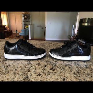 Nike Air Force 1 nike ID custom foamposite black